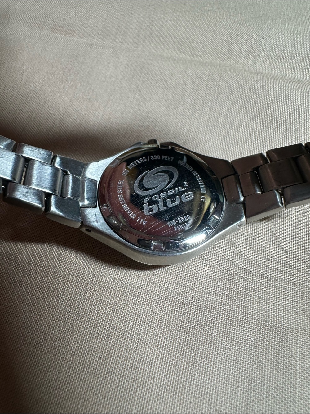 Fossil Silver Watch with Pink-Purple Gradient Dial - Picture 3 of 3